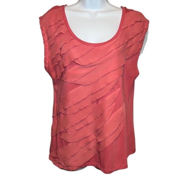 Lauren Conrad Ruffle Top, L - Picture 1 of 6